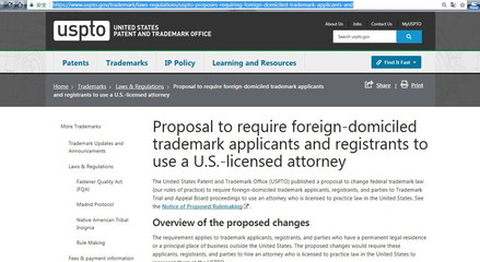 劍指中國？USPTO新規要求境外企業聘用美國商標律師申請美國商標